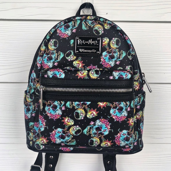 rick and morty mini backpack